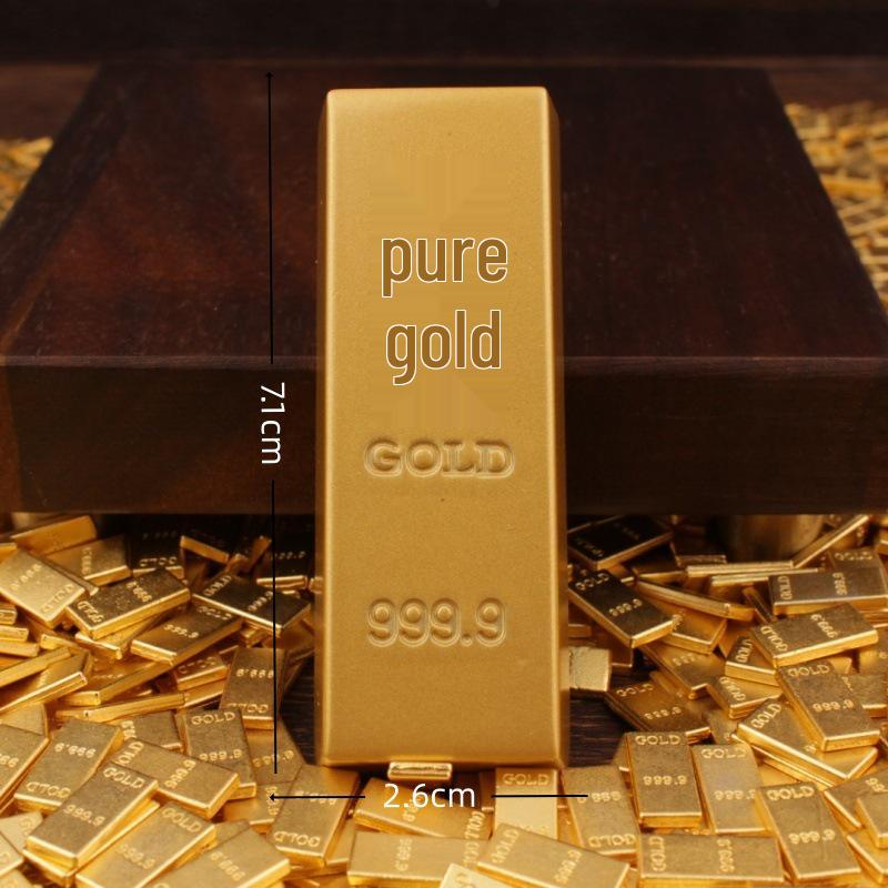 Mini Gold Bar Photo Frame with Treasure Pot Accessories