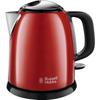 Roter kompakter Wasserkocher – RUSSELL HOBBS 24992-70 – Fassungsvermögen 1 l – abnehmbarer Anti-Kalk-Filter