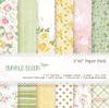 6-inch DIY Photo Album Background Paper - Single-sided, 12 Unique Designs (1 Sheet/Set)