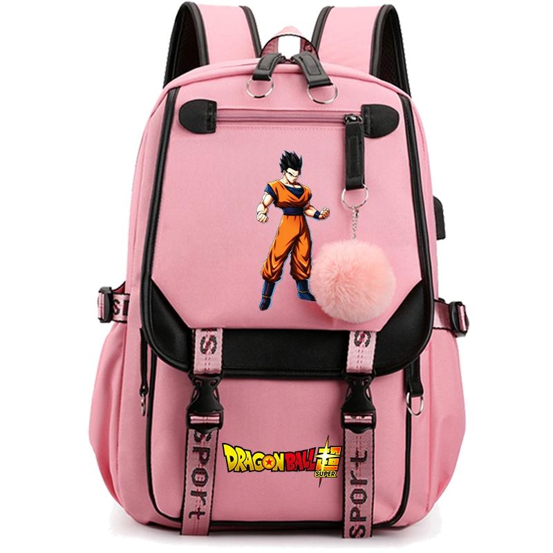Anime Dragon Ball Bag Large Capacity Backpack for Women Anti Theft Travel Bag Back To Schoolbag for Teenager Girl Laptop Bag Women Travel Bag Mochila
