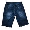 Herren-Jeans-Shorts, zerrissene Jeans-Shorts im Used-Look mit gebrochenem Loch, zerrissene, dehnbare Jeans im Used-Look