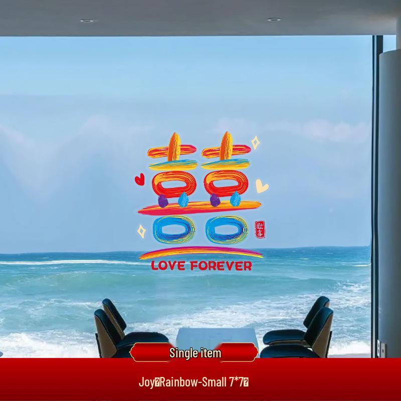 

Wedding Xi Cling Window Sticker - Bridal Room & Living Room Decoration