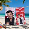 Singer C-Chayanne music Bailemos Otra Vez Soft Beach Towels Quick Dry Pool Towel for Travel Gym bathing Spa Camp sport Gift
