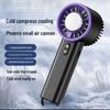 Portable Summer Ice Cooling Handheld Mini Fan for Outdoor and Travel