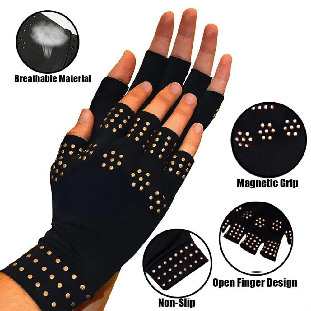 Fingerless Design Therapy Gloves Joint Pain Support Arthritis Gloves For Hand Pain