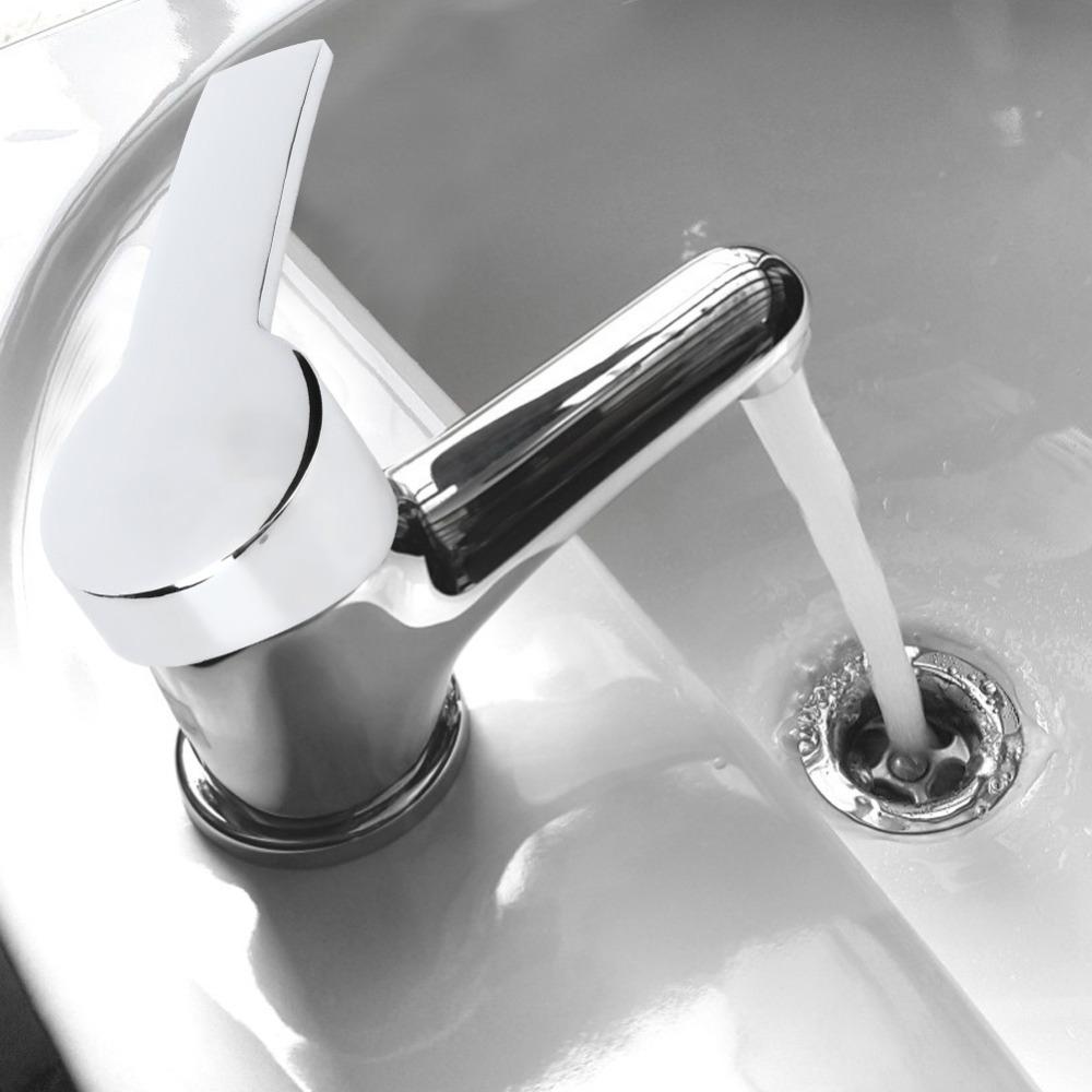 Zinc Alloy Faucet Handle Hot Cold Water Faucet  Lever Easy Install Water Tap Handle  Bathroom