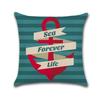 Anchor Series Cushion Cover Sea Style Ship Anchor Cotton Linen Pillow Case Boat Decorative Pillowcase Funda De Almohada Zt126