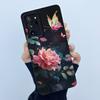 For Samsung Galaxy Note 20 Ultra Fashion Simplicity Oil Painting Flowers Ultra-thin Matte Anti-fingerprint Protector Phone Case