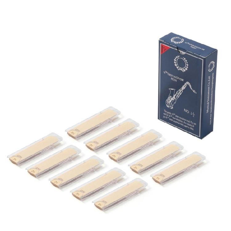 10 Stück Saxophon-Blätter mit Stärke 2.0/2.5/3.0 für Bb Tenorsaxophon Ersatzteil