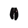 Children's Spring and Autumn Sports Pants for Boys and Girls, Letter Print Long Pants, Solid Color Casual Jogger Sweatpants for Boys