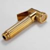 Tuqiu Hand Held Bidet Sprayer Douche Toilet Kit Gold Brass Shattaf Shower Head Copper Valve Set Jet Bidet Faucet Set