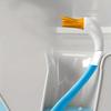 1Set Creative Swan-shaped Toilet Brush Set, Plastic Bathroom Cleaning Tool with Base, Household Toilet Scrubber Without Dead Ends