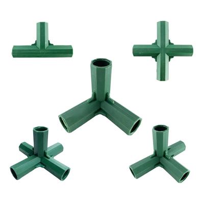 3/4/5 Way 16mm Elbow PVC Pipe Fitting Build Coupling Plastic Pipe Fitting Heavy Duty Greenhouse Furniture Connectors