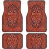Car Floor Mats Set Of 4, Oriental Turkish Persian Carpet Front And Back Rug Mats Decorative Universal For Cars SUV Trucks Vans
