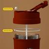 USB Charging Auto Stirring Coffee Mug Double Drinking Portable Blender  Milk Mixing