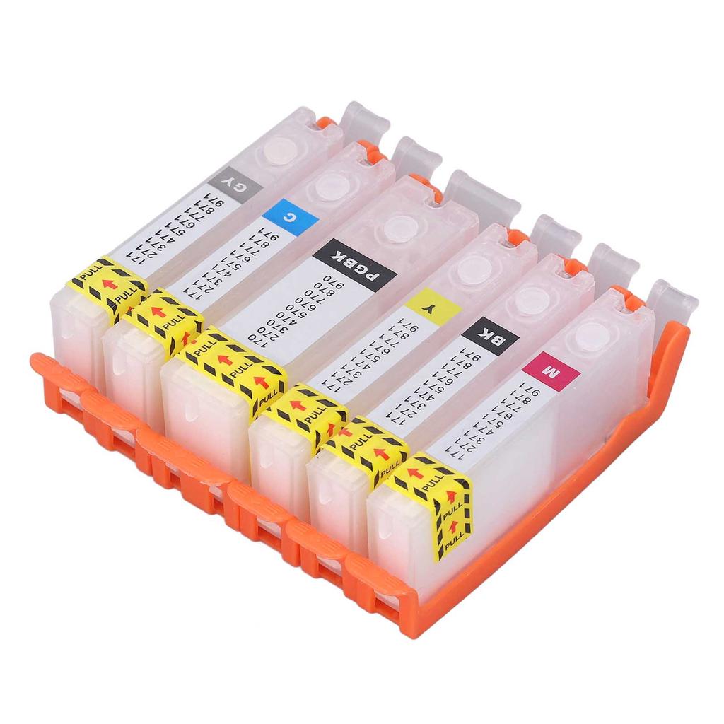 6PCS Ink Cartridge Replacement Refill Inkjet Box Printer Accessories for PIXMA MG5720