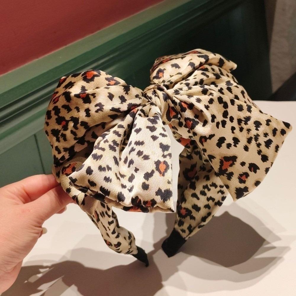 Heawear Bow Headband Multi Layer Large Bow Hairbands Vintage Bow Hair Clips Women