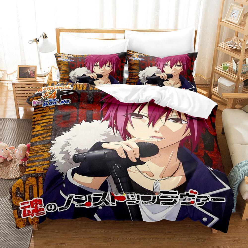 New 3d Print Anime Marginal #4 Bedding Set Boys Girls Twin Queen King Size Duvet Cover Pillowcase Bed boys Adult Home Textile