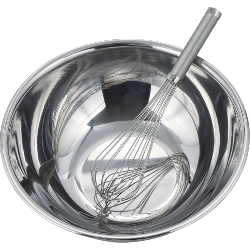 Wahei Freiz Ajido Whisk, 33cm, 18-8 Stainless Steel, Made in Japan, Silver, AD-164