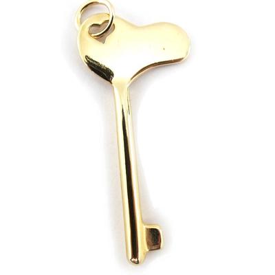 [J5316] - Gold Plated 'Key' Pendant