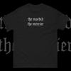 Morbid The Merrier Shirt Black On Black Nu Goth Gothic Font Sarcastic Unisex Tee