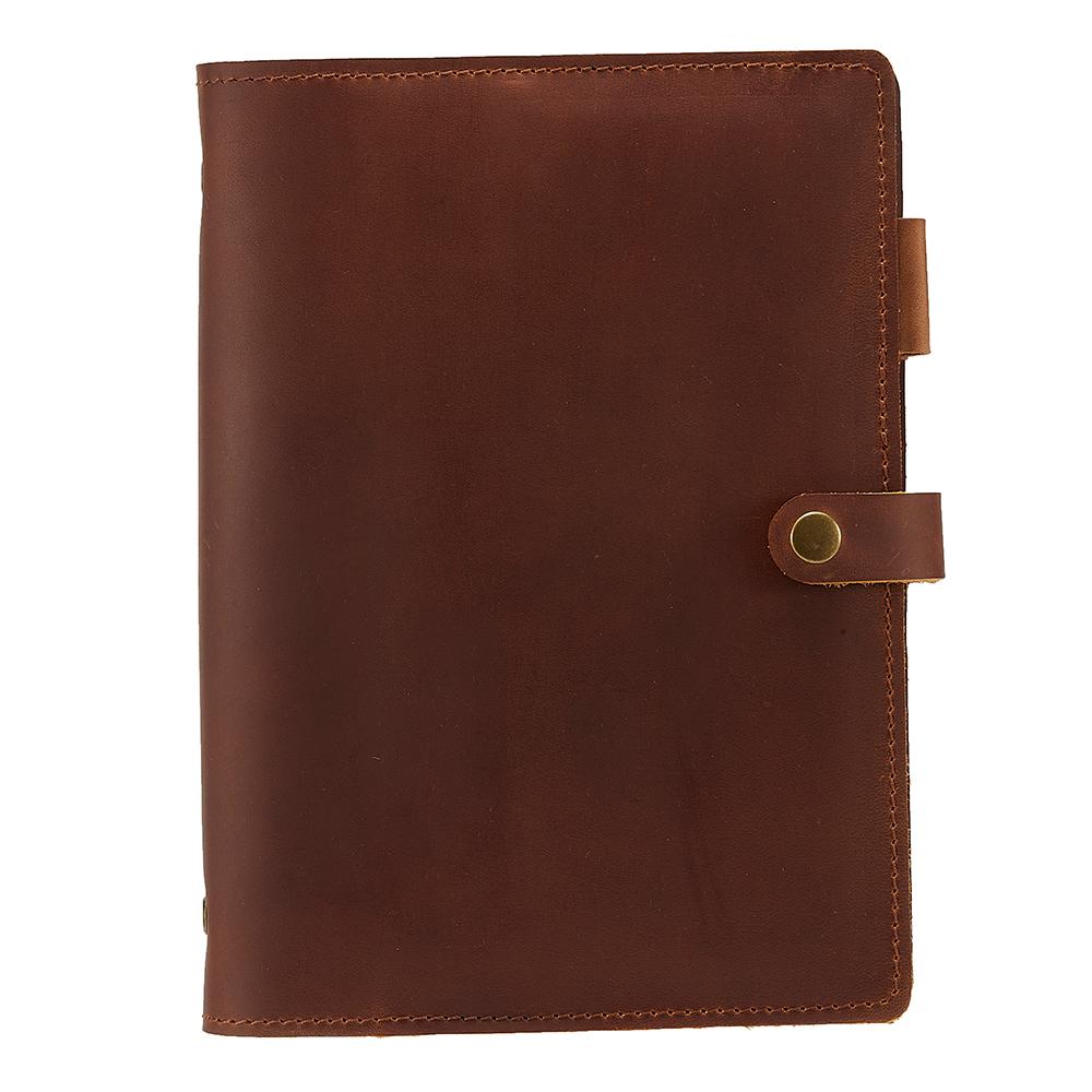 Vintage Handmade Genuine Leather A5 Notebook Journal Vintage 100g Dowling Paper Loose-Leaf Design Diary Gift