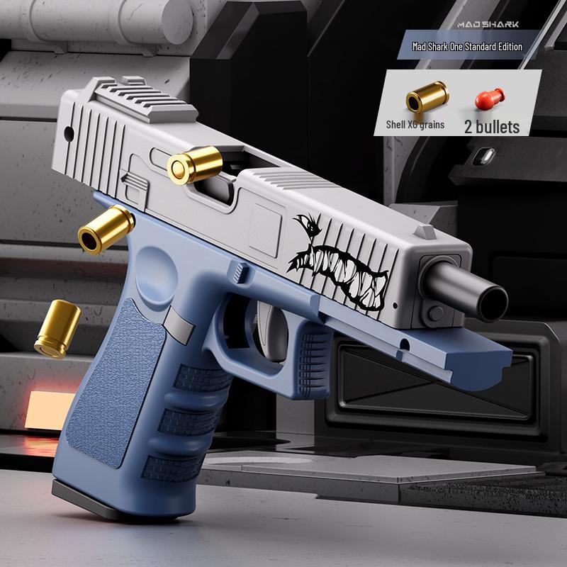 Çocuklar için Hızlı Ateş Eden Yumuşak Mermi Oyuncak Tabanca - USP Colt Glock Desert Eagle Modeli