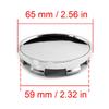 Rhinotuning Wheel Center Cap 65mm 59mm 4pcs Silver Wheel Cover