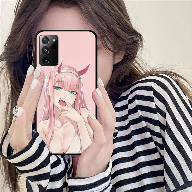 Zero Two Darling In the FranXX Anime Phone Case for Samsung Note 20 Ultra 10 Pro Lite Plus 9 8 5 4 3 M 30s 11 51 31 31s 20 A7