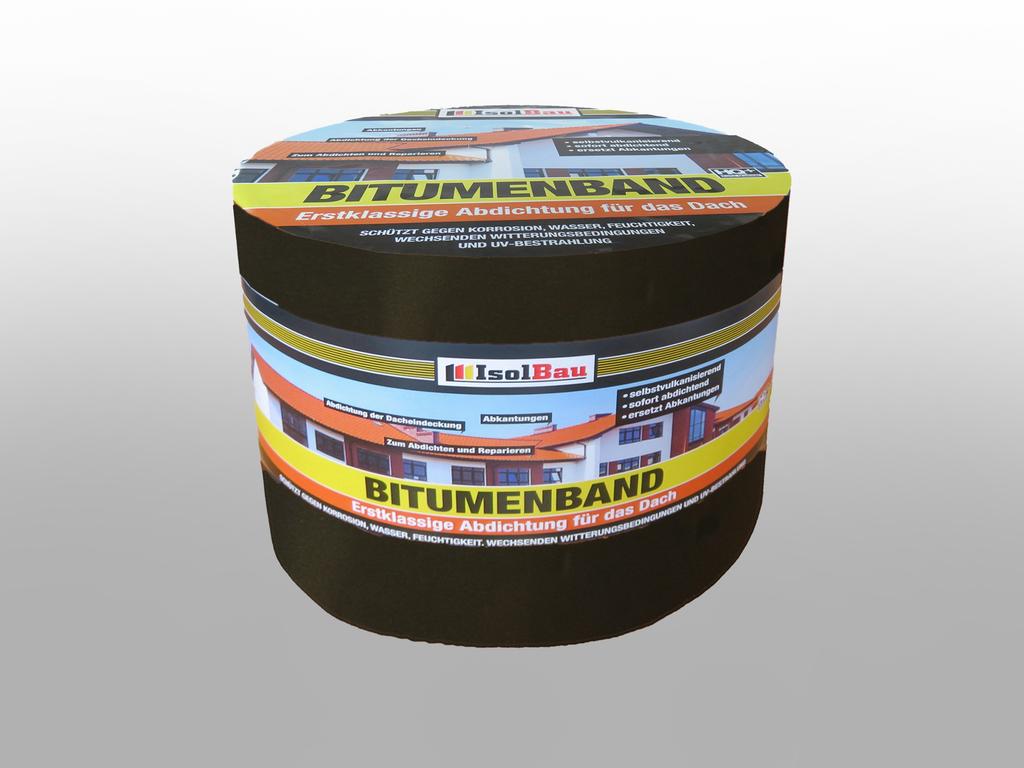 Cinta Bituminosa para Techos IsolBau 150mm x 10m Aluminio