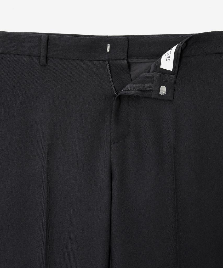 MINDBRIDGE [Couture] Semi-Wide Twill Elastic Waist Pants - 2 Colors