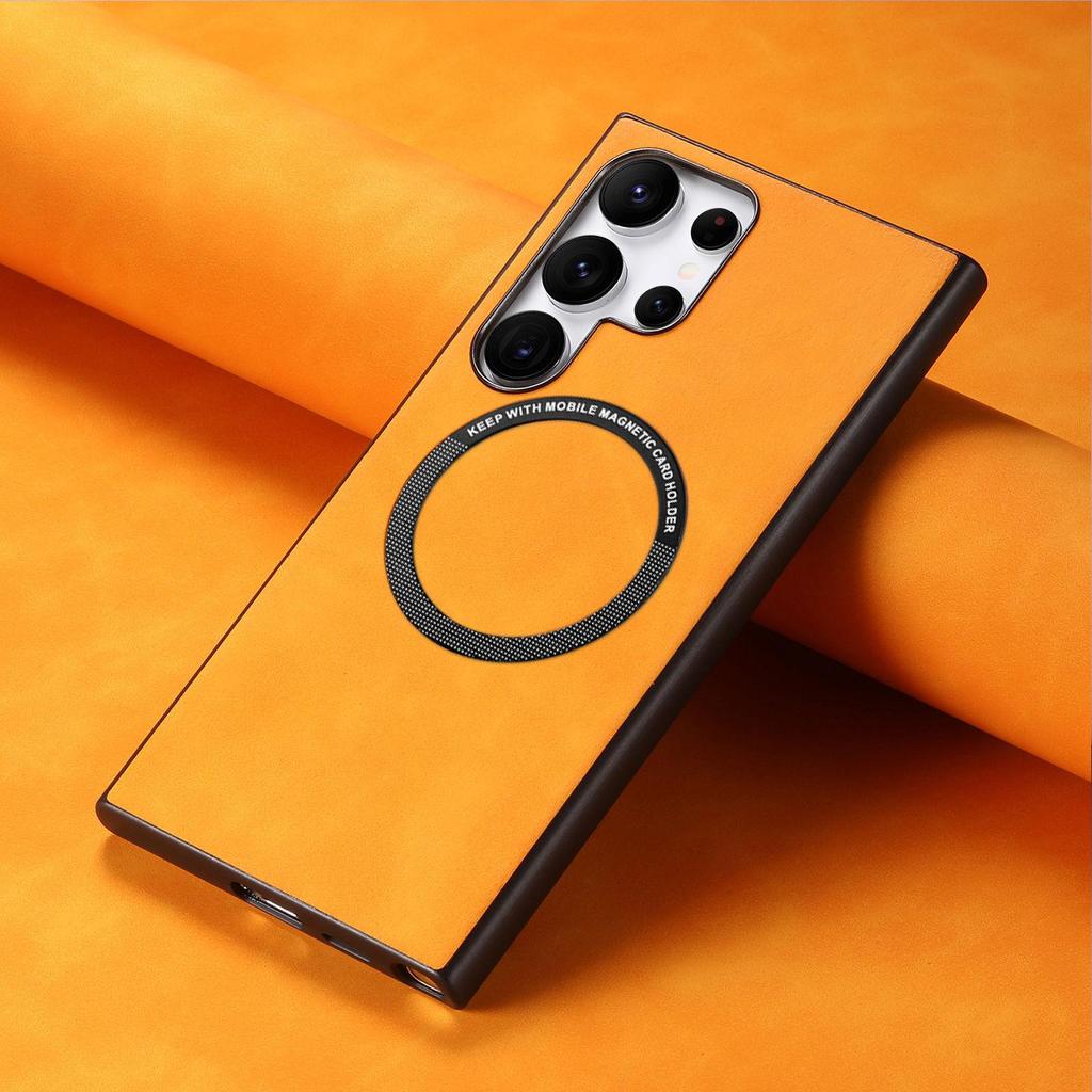 Leather Phone Case for Samsung Galaxy S25 Ultra A06 A16 A56 A36 A26 A55 A35 A25 A15 Shockproof Bumper Protective Cover