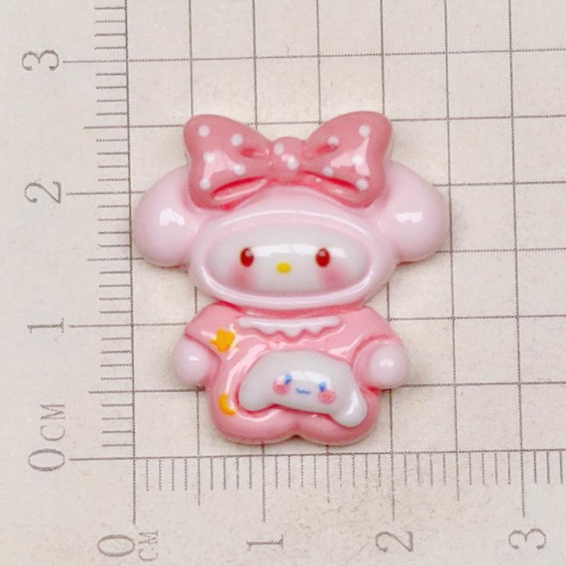 10 Pcs New Mini Kawaii Cartoon Animal Kitten Puppy Rabbit Resin Scrapbook Diy Jewelry Children Gift Hairpin Accessories A10