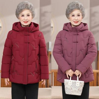 Women's Padded Clothes, Winter Clothes with Cotton and Thickened Padded Jackets, Old Ladies' High-end Winter Padded Clothes, Year-old Padded Jackets.