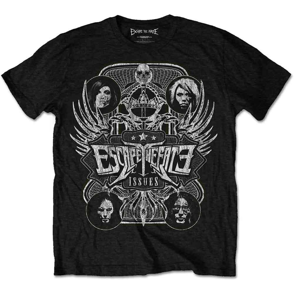

Escape The Fate Issues T-Shirt Black New Unisex T-Shirt XXXL