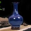 Velká modrá keramická váza pro květinové aranžmá - Nová čínská ozdoba pro domácnost a dekoraci obývacího pokoje