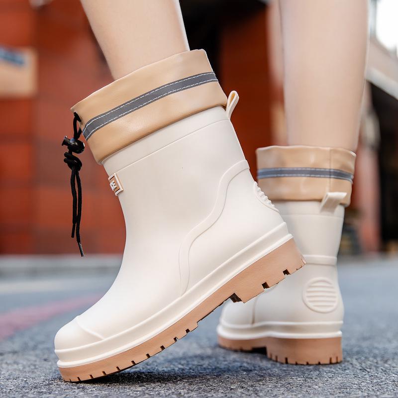 Trendige wasserdichte Damen-Reitstiefel - Rutschfest, atmungsaktives Naturkautschuk für den Ganzjahreseinsatz