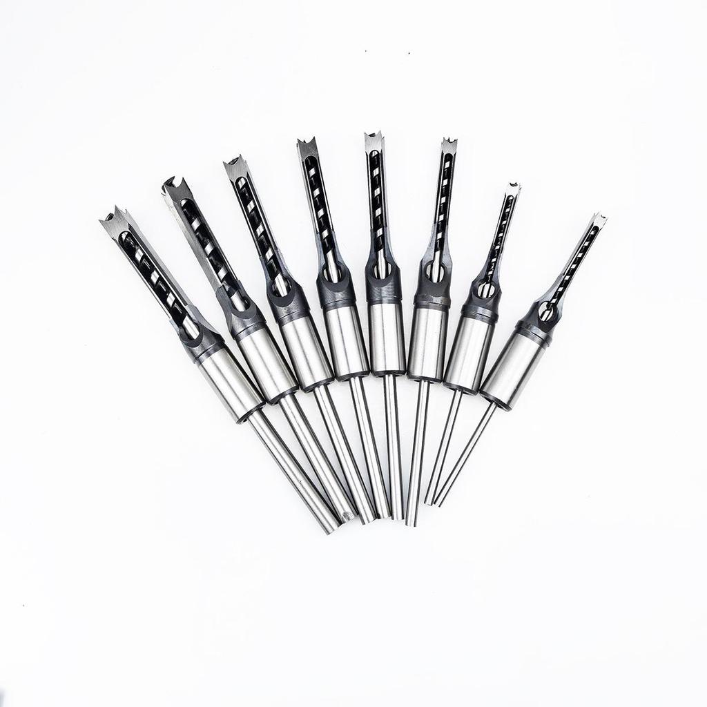 Woodworking Square Hole Mortise Drill Bit and Chisel Tool