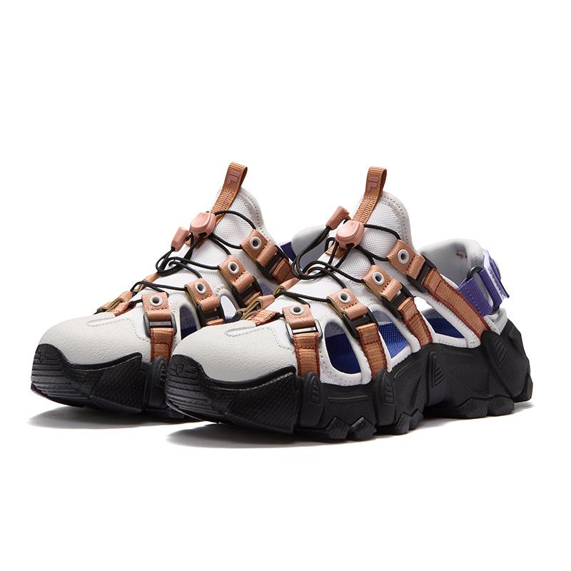 Fila Fusion Exocet Sandal Comfortable Versatile Round Toe Anti-Collision Wear-Resistant Grippy Rebound Water Shoes Women Sandals T12W521704FBC