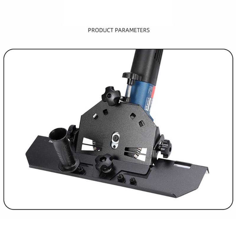 Angle Grinder Tile Chamfering Tool Aluminum Alloy Frame 45° Chamfer Efficient and Durable for Stone Glass Glazed Tiles