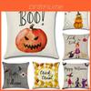 Cheerfully Designed Halloween Themed Cushion Cover With Invisible Zipper For Easy Use