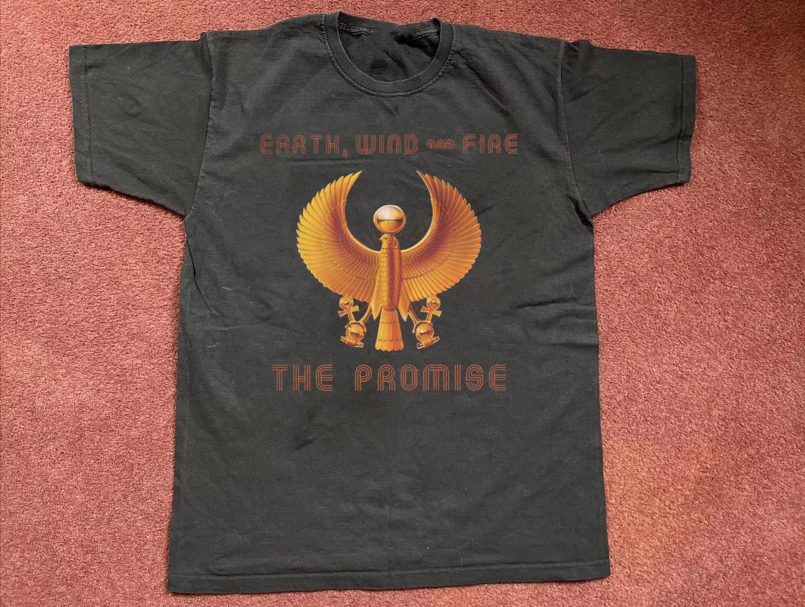 RARE! Earth, Wind & Fire Black Cotton Shirt Full size S-5XL HL616 XXXXL