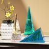Cone Ring Holder Resin Mold Pyramid Silicone Epoxy Mold for Candle Ring Stand