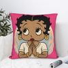 Cartoon Lady BBettyeds Boops Pillow Case Soft Pillow Cover For Office Car Home Decor Kawaii Pillowcases