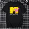 Men Clothing Retro T Shirt Vintage Rock Hip Hop Tv T Shirt Summer Unisex Casual Tshirt Mtv Music Television Graphic Tshirts Tees