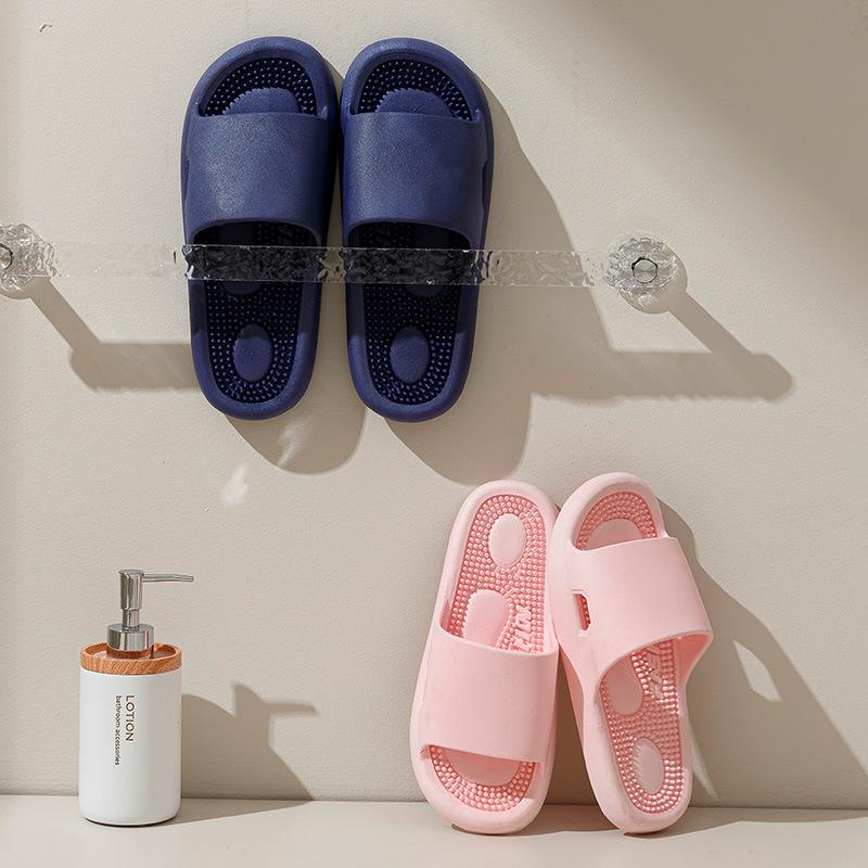 Women Summer Concise Slippers Men Soft Home Slides Couples Bathroom Non-slip Sandals Adults Comfortable Outdoor Beach Shoes