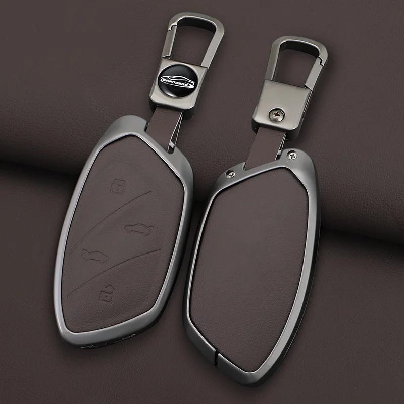 Zinc AlloyCar Key Case Cover Shell For Roewe RX5 I6 I5 RX3 RX8 ERX5 Ang MG ZS EV MG6 EZS HS EHS MARVEL X MARVEL R Electric 2021