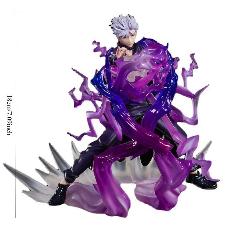 Hot New Anime Jujutsu Kaisen Satoru Gojo Anime Figure Model Statue Collection Desktop Decoration Ornament Toys