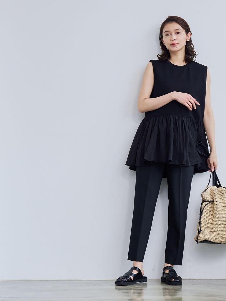 Cohen RONEL Secret Waist Elastic Stick Pants, 76966470018 0970 BLACK(09), Size L