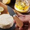 Edelstahl Käsemesser mit Bambusholzgriff Käseschneider KäseSchneider Butter Messer Küchen Backwerkzeug